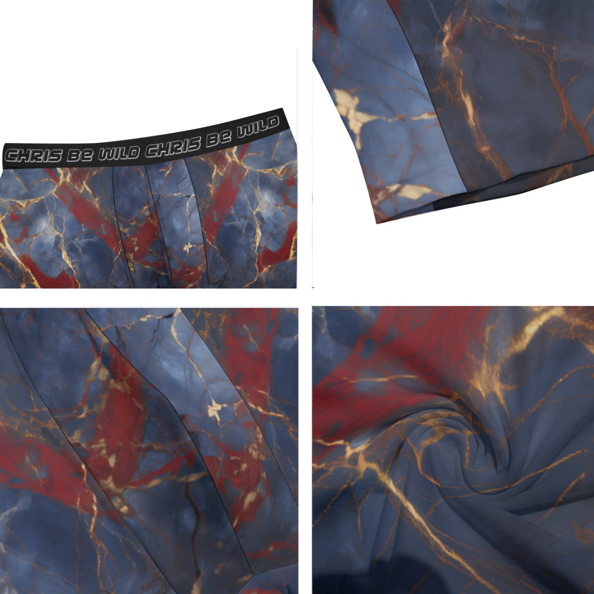 RED AND BLUE MARBLE